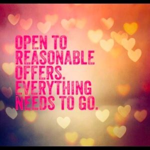 Will accept reasonable offers